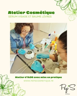 ✨Atelier Cosmétique : Sérum visage et baume lèvres✨

-Réalisation de cosmétiques naturels
-Ingrédients bio, naturels et issus de plantes françaises
-Chacune a pu personnaliser son sérum et son baume en fonction de ses besoins et de ses envies 
-Ambiance décontractée et bonne humeur propice à l’échange 
 
Partagez un moment de complicité durant cet atelier en famille ou entre ami(e)s. 🌿

Bravo mesdames pour vos créations cosmétiques ! 🧴​

Atelier organisé à la Villa de Pont-Audemer afin d’offrir aux femmes un moment dédié à leur bien-être. @pontaudemer_officiel 

Prestation disponible à domicile ou chez Pep’S Cosmétique. (jusqu’à 20kms)
📍20 rue Sadi Carnot, 27500 Pont-Audemer

Réservez votre atelier dès maintenant ! 🗓
Atelier de 1h30 ⌛​
50€/pers. tout inclus 

💻www.pepscosmetique.fr
☎06.78.07.26.74
📩peps.cosmetique@lilo.org

Laure & Lucie 🌿

#ateliercosmetique #serumvisage #diycosmetique #baumelevres #cosmetiquenaturelle #bio #naturel #pontaudemer